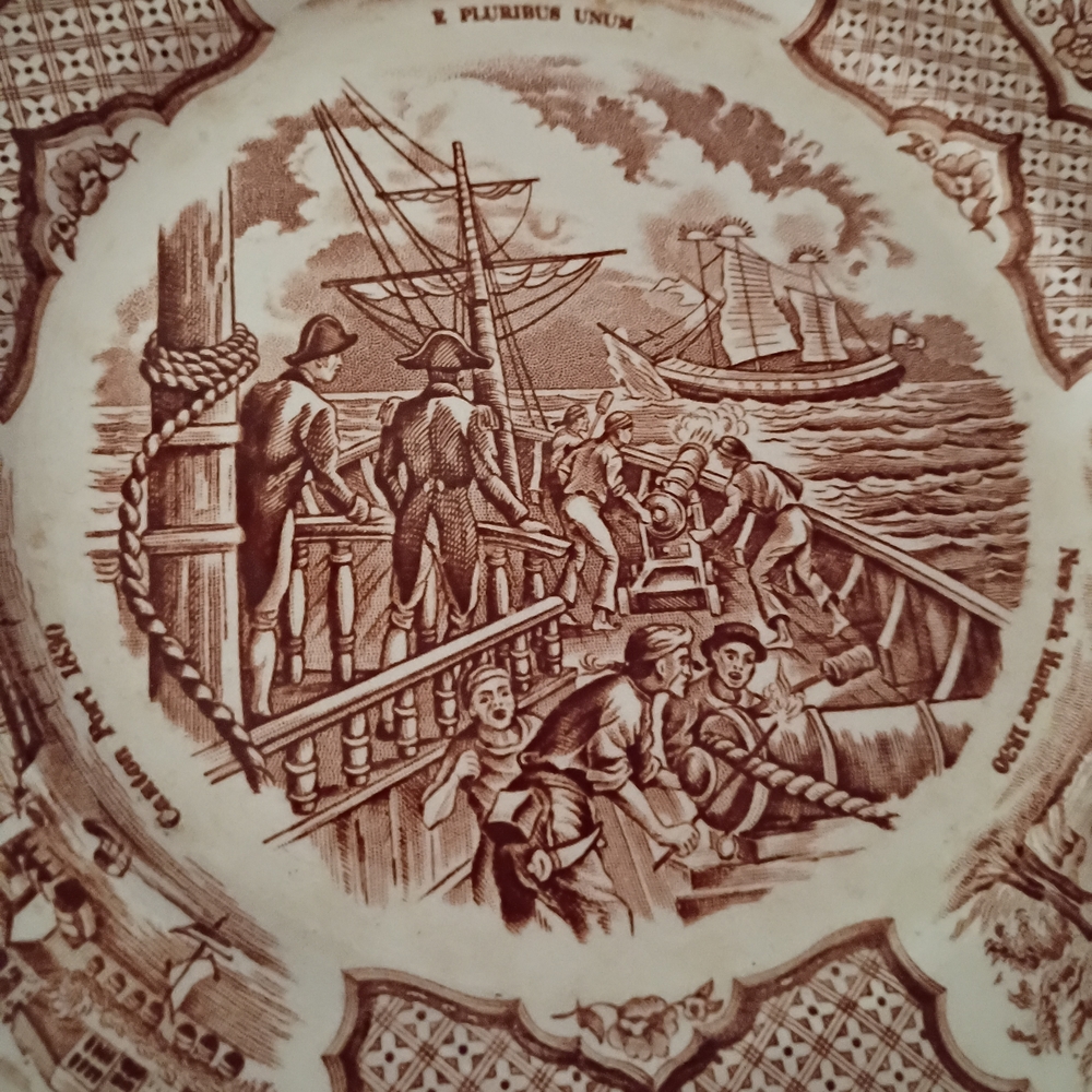 Floral Rectangular Ceramic Dish - Picture 4 of 4